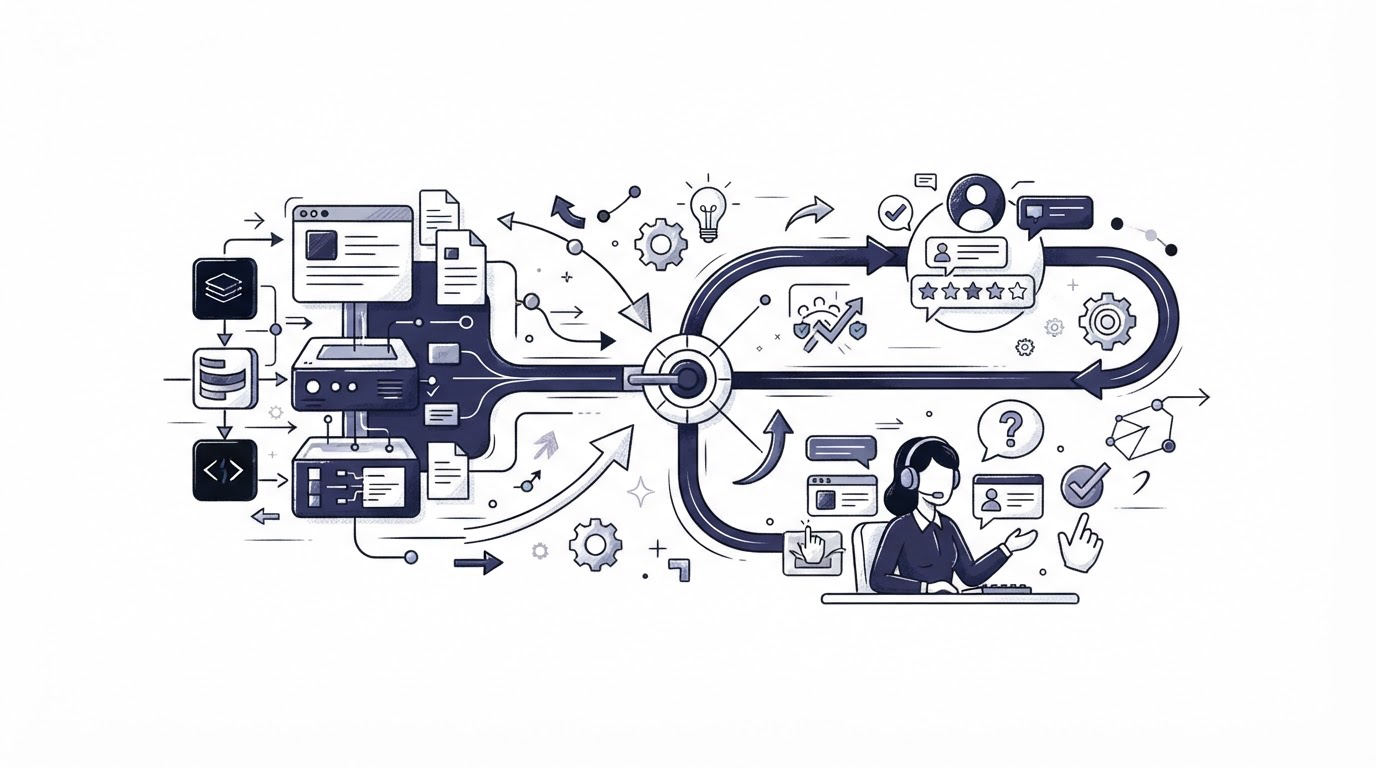 Connect your knowledge base for SaaS to live support and feedback